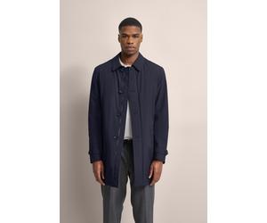 Kurzmantel BUGATTI "wasserabweisend", Herren, Gr. 46, blau (marine), 100% Polyester, unifarben, normal, normaler Saum, Mäntel Kurzmantel, für das ganze Jahr geeignet (13309304-46)