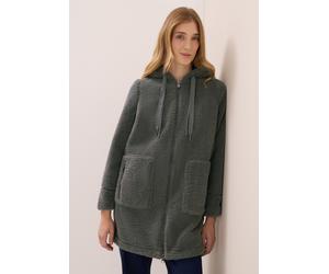 Kurzmantel CECIL, Damen, Gr. S (38), grün (pastel olive), Web, Obermaterial: 100% Polyester. Futter: 100% Polyester, unifarben, regular fit Po-bedeckend, Bündchen, Mäntel Kurzmantel, mit Kapuze (25980