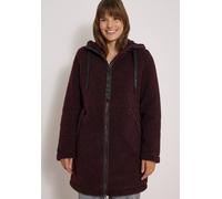 Kurzmantel CECIL, Damen, Gr. XL (44), braun (berry rot), Plüsch, Obermaterial: 100% Polyester. Futter: 100% Polyester. Wattierung: 100% Polyester, bequem Po-bedeckend, Mäntel Kurzmantel, Kuschlig, lei