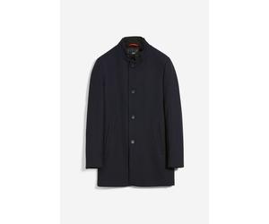 Kurzmantel CINQUE "CILIVERPOOL", Herren, Gr. 58, blau (dunkelblau), Web, Obermaterial: 68% Polyester, 30% Viskose, 2% Elasthan, slim fit, Mäntel Kurzmantel, mit Stehkragen (69214202-58) dunkelblau