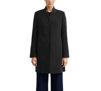 Kurzmantel COMMA, Damen, Gr. 38, schwarz, Web, Obermaterial: 66% Polyester, 32% Viskose, 2% Elasthan. Futter: 100% Polyester, unifarben, tailliert knieumspielend, Mäntel Kurzmantel, Blazer-Mantel in t