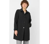 Kurzmantel FUCHS SCHMITT, Damen, Gr. 38, schwarz, Web, Obermaterial: 54% Polyester, 46% Baumwolle, unifarben, regular fit ca. Mitte Oberschenkel, elastischer Bund, Mäntel Kurzmantel, Baumwollmix, Regu
