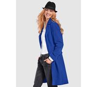 Kurzmantel HEINE, Damen, Gr. 38, blau (royalblau), 80% Wolle, 20% Polyamid, unifarben, unifarben mit Farbeinsatz, unifarben mit Farbeinsätzen, Mäntel Kurzmantel (17319204-38) royalblau