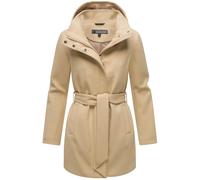 Kurzmantel in Woll-Optik mit abnehmbarer Kapuze "Katalinaa 16" Beige XXL
