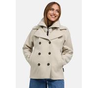 Kurzmantel in Wolloptik "Aylaraa 16" Pearl Grey XXXL