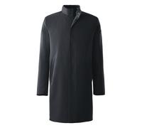 Kurzmantel JOOP "Ramiro", Herren, Gr. 94, schwarz (dunkelblau), Web, Obermaterial: 100% Polyester, unifarben, Po-bedeckend, gerader Abschluss, Mäntel Kurzmantel, mit Stehkragen (78815019-94) dunkelbla