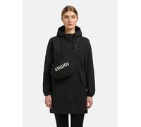 Kurzmantel KHUJO "Ameti", Damen, Gr. L (40), schwarz, Material: 100% Nylon, gerade Po-bedeckend, hoch geschlossener Ausschnitt, Ärmel ohne Ärmelschlitz elastischer Bund mit Windstopper, Mäntel Kurzman