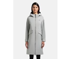 Kurzmantel KHUJO "Femke2", Damen, Gr. S (36), cloud grün, Material: 100% Polyester, gerade knieumspielend, hoch geschlossener Ausschnitt, eng normaler Saum mit Druckknöpfen, Mäntel Kurzmantel, Modisch