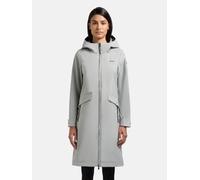 Kurzmantel KHUJO "Femke2", Damen, Gr. XS (34), cloud grün, Material: 100% Polyester, gerade knieumspielend, hoch geschlossener Ausschnitt, eng normaler Saum mit Druckknöpfen, Mäntel Kurzmantel, Modisc