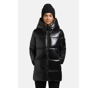 Kurzmantel KHUJO "Grana-YM", Damen, Gr. XS (34), schwarz, Obermaterial: 100% Nylon; Futter: 100% Nylon; Wattierung: 100% Polyester, figurumspielend Po-bedeckend, hoch geschlossener Ausschnitt, Ärmel o