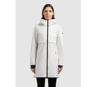 Kurzmantel KHUJO "JUNE", Damen, Gr. XL, sanftes weiß, Web, 100% Polyester, regular fit hüftlang, angesetztes Bündchen mit Daumenlöchern, Mäntel Kurzmantel (66586715-XL) sanftes weiß