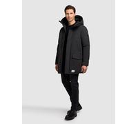 Kurzmantel KHUJO "KIRK", Herren, Gr. L, obrage grau, 65% Baumwolle, 35% Polyester, unifarben, eingesetzt Rippbündchen mit Gummizug, Mäntel Kurzmantel (96059534-L) obrage grau