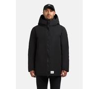 Kurzmantel KHUJO "Nedd", Herren, Gr. L (52), schwarz, Obermaterial: 85% Polyester, 15% Baumwolle. Innenfutter: 100% Polyester. Wattierung: 100% Polyester, Basic, gerade Po-bedeckend, hoch geschlossene