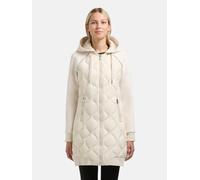 Kurzmantel KHUJO "Nora", Damen, Gr. M (38), sanftes weiß, Obermaterial 1: 100% Nylon; Obermaterial 2: 80% Viskose, 12% Nylon, 8% Elasthan; Innenfutter: 100% Nylon; Wattierung: 100% Polyester, taillier