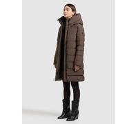 Kurzmantel KHUJO "PROTEA", Damen, Gr. XS, dull grün, 100% Polyester, unifarben, regular fit, eingesetzt gerader Abschluss, Mäntel Kurzmantel (14530027-XS) dull grün