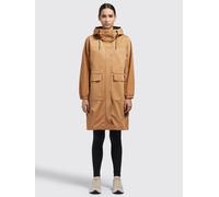 Kurzmantel KHUJO "SIGI", Damen, Gr. S, gelb (ocker), Twill, 100% Polyester, unifarben, loose fit ca. Mitte Oberschenkel, eingesetzt elastischer Bund, Mäntel Kurzmantel (97540566-S) ocker