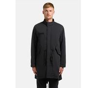 Kurzmantel KHUJO "Vito", Herren, Gr. M (50), schwarz, Material: 70% Baumwolle, 30% Nylon. Innenfutter: 100% Baumwolle, gerade ca. Mitte Oberschenkel, hoch geschlossener Ausschnitt, Ärmel ohne Ärmelsch