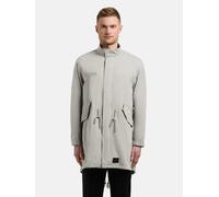 Kurzmantel KHUJO "Vito", Herren, Gr. S (48), beige (cloud grün), Material: 70% Baumwolle, 30% Nylon. Innenfutter: 100% Baumwolle, gerade ca. Mitte Oberschenkel, hoch geschlossener Ausschnitt, Ärmel oh