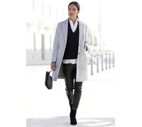 LASCANA Langmantel Damen grau-meliert Gr.44