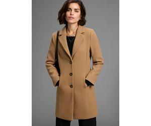 Kurzmantel LAURA SCOTT, Damen, Gr. 34, braun (hell, braun), Web, Obermaterial: 100% Polyester. Futter: 100% Polyester, unifarben, normal extrakurz, ohne Ausschnitt, Mäntel Kurzmantel, perfekt für den
