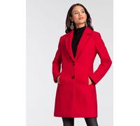 Kurzmantel LAURA SCOTT, Damen, Gr. 40, rot, Web, Obermaterial: 100% Polyester. Futter: 100% Polyester, normal extrakurz, ohne Ausschnitt, Mäntel Kurzmantel, perfekt für den Übergang in Wolloptik, Tops