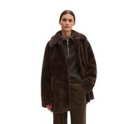 Kurzmantel MARC O'POLO "aus recyceltem Polyester", Damen, Gr. 40, burnt coffee, Obermaterial: 100% Polyester. Futter: 100% Polyester, unifarben, relaxed fit, Mäntel Kurzmantel (41060606-40) burnt coff