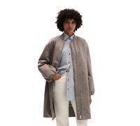 Kurzmantel MARC O'POLO "aus recyceltem Polyester-Twill", Damen, Gr. 36, chalky braun, Obermaterial: 100% Polyester; Füllung: 100% Polyester; Futter: 100% Polyamid, unifarben, regular fit, Bündchen, Mä