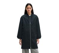 Kurzmantel MARC O'POLO "aus recyceltem Polyester-Twill", Damen, Gr. 38, deep night blau, Obermaterial: 100% Polyester; Füllung: 100% Polyester; Futter: 100% Polyamid, unifarben, regular fit, Bündchen,