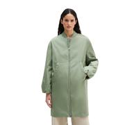 Kurzmantel MARC O'POLO "aus recyceltem Polyester-Twill", Damen, Gr. 44, fresh sage, Obermaterial: 100% Polyester; Füllung: 100% Polyester; Futter: 100% Polyamid, unifarben, regular fit, Bündchen, Mänt