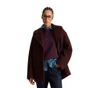 Kurzmantel MARC O'POLO DENIM "aus hochwertigem Wolle-Mix", Damen, Gr. M, braun (espresso braun), Obermaterial: 55% Schurwolle, 45% Polyester. Futter: 100% Polyester, unifarben, regular fit, Mäntel Kur