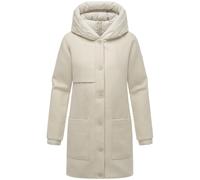 Kurzmantel NAVAHOO "Flauschwunder 14", Damen, Gr. S (36), grau (hellgrau), Obermaterial: 90% Polyacryl, 8% Viskose, 2% Elasthan. Obermaterial 2: 100% Polyester. Innenfutter: 100% Polyester. Wattierung
