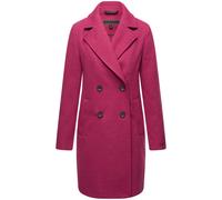 Kurzmantel NAVAHOO "Frostjuwel 14", Damen, Gr. XXXL (46), rot (weinrot), Obermaterial: 80% Polyester, 10% Modacryl, 10% Viskose, Innenfutter: 100% Polyester, Ärmelfutter: 100% Polyester, elegant, gera