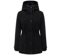Kurzmantel NAVAHOO "Lächelstern 14", Damen, Gr. XS (34), schwarz, Obermaterial: 100% Polyester. Innenfutter: 100% Polyester. Ärmelfutter: 100% Polyester, tailliert Po-bedeckend, hoch geschlossener Aus