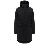 Kurzmantel NAVAHOO "Morgennebel 14", Damen, Gr. M (38), schwarz, Obermaterial: 100% Polyester. Innenfutter: 62% Polyester, 33% Baumwolle, 5% Elasthan. Ärmelfutter: 100% Polyester, tailliert ca. Mitte