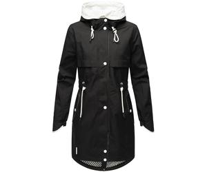 Kurzmantel NAVAHOO "Xankaa", Damen, Gr. S (36), schwarz, Obermaterial: 100% Polyester. Futter: 100% Polyester, figurumspielend ca. Mitte Oberschenkel, hoch geschlossener Ausschnitt, verstellbar normal