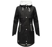 Kurzmantel NAVAHOO "Xankaa", Damen, Gr. XXL (44), schwarz, Obermaterial: 100% Polyester; Futter: 100% Polyester, figurumspielend ca. Mitte Oberschenkel, hoch geschlossener Ausschnitt, verstellbar norm