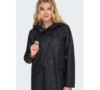 ONLY Damen Regenjacke ONLElisa Regen-Mantel mit Kapuze 15261734 Black XS