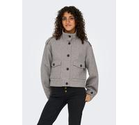 Kurzmantel ONLY "ONLSEDONA LIGHT COLLAR JACKET OTW CC", Damen, Gr. S, plum kitten, Web, Obermaterial: 85% Polyester, 15% Baumwolle, unifarben, regular fit, Mäntel Kurzmantel (58441029-S)