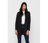 Kurzmantel ONLY "ONLSOHO FAUX SUEDE COATIGAN CC OTW", Damen, Gr. XS, schwarz, Web, Obermaterial: 92% Polyester, 8% Elasthan, unifarben, figurbetont ca. Mitte Oberschenkel, Mäntel Kurzmantel (85660448-
