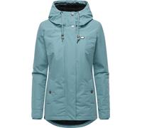 Kurzmantel RAGWEAR "Alvena YOUMODO", Damen, Gr. L (40), graublau, Obermaterial: 100% Polyester; Innenfutter: 100% Polyester; Wattierung: 100% Polyester, tailliert Po-bedeckend, hoch geschlossener Auss
