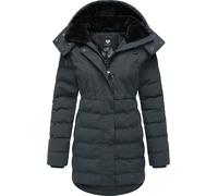 Kurzmantel RAGWEAR "Ashanta", Damen, Gr. M (38), grau, Außenmaterial: 100% Polyester; Innenfutter: 100% Polyester; Wattierung: 100% Polyester, tailliert ca. Mitte Oberschenkel, Ärmel ohne Ärmelschlitz