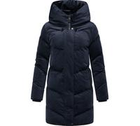 Kurzmantel RAGWEAR "Avelin Velvet YOUMODO", Damen, Gr. XXXL (46), blau (navy), Obermaterial: 100% Polyester, Innenfutter: 100% Polyester, Wattierung: 100% Polyester, casual, gerade ca. Mitte Oberschen
