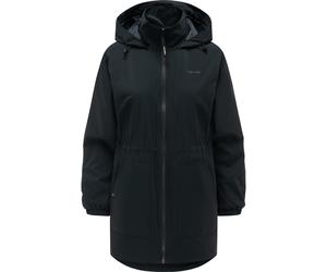 Kurzmantel RAGWEAR "Brona", Damen, Gr. XL (42), schwarz, Obermaterial: 100% Polyester. Innenfutter: 100% Polyester, tailliert Po-bedeckend, hoch geschlossener Ausschnitt, Ärmel ohne Ärmelschlitz elast