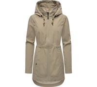 Kurzmantel RAGWEAR "Dakkota B", Damen, Gr. M (38), grün (olivgrün), Obermaterial: 100% Polyester, Innenfutter: 100% Polyester, modisch, figurumspielend ca. Mitte Oberschenkel, hoch geschlossener Aussc