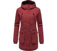 Kurzmantel RAGWEAR "Ellsa YOUMODO", Damen, Gr. 4XL (48), weinrot, Obermaterial: 100% Polyester. Innenfutter: 100% Polyester. Wattierung: 100% Polyester, tailliert ca. Mitte Oberschenkel, hoch geschlos