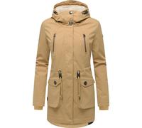 Kurzmantel RAGWEAR "Ellsa YOUMODO", Damen, Gr. XL (42), camelfarben, Obermaterial: 100% Polyester; Innenfutter: 100% Polyester; Wattierung: 100% Polyester, tailliert ca. Mitte Oberschenkel, hoch gesch