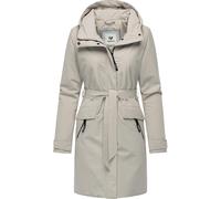 Kurzmantel RAGWEAR "Horatia Warm YOUMODO", Damen, Gr. L (40), grau, Obermaterial: 100% Polyester; Innenfutter: 100% Polyester; Wattierung: 100% Polyester, tailliert ca. Mitte Oberschenkel, hoch geschl