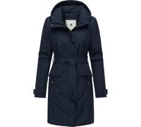 Kurzmantel RAGWEAR "Horatia Warm YOUMODO", Damen, Gr. XL (42), navy, Obermaterial: 100% Polyester; Innenfutter: 100% Polyester; Wattierung: 100% Polyester, tailliert ca. Mitte Oberschenkel, hoch gesch