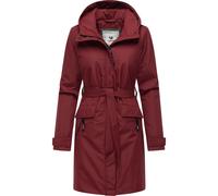 Kurzmantel RAGWEAR "Horatia Warm YOUMODO", Damen, Gr. XXL (44), weinrot, Obermaterial: 100% Polyester; Innenfutter: 100% Polyester; Wattierung: 100% Polyester, tailliert ca. Mitte Oberschenkel, hoch g