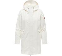Kurzmantel RAGWEAR "Lamyja A", Damen, Gr. M (38), elfenbeinfarben, Obermaterial: 100% Nylon; Innenfutter: 100% Polyester, oversize ca. Mitte Oberschenkel, hoch geschlossener Ausschnitt, verstellbar oh